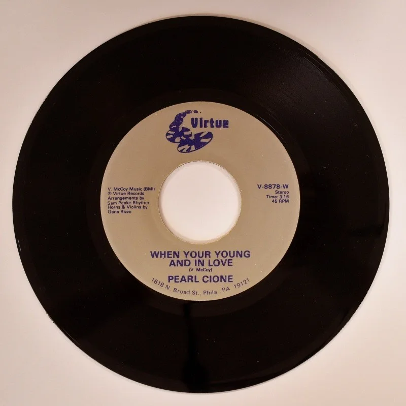 Pearl Cione - When You're Young and in Love / Don't Take Your Love Away (7"), изображение 2