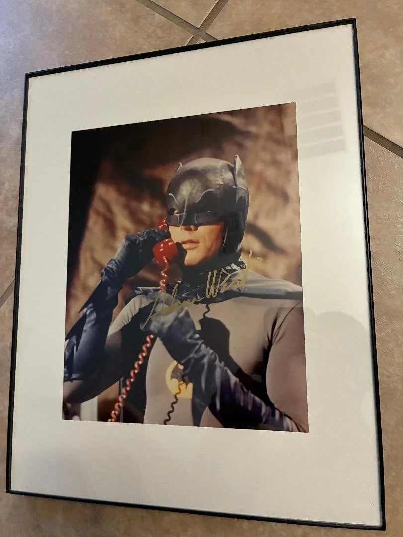 Adam West — Batman - Adam West signed autograph picture & frame 11" x 14"