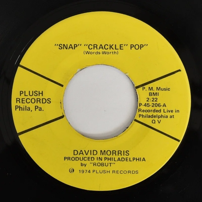 David Morris - Snap Crackle Pop / Gone Is The Laughter (7"), image 2