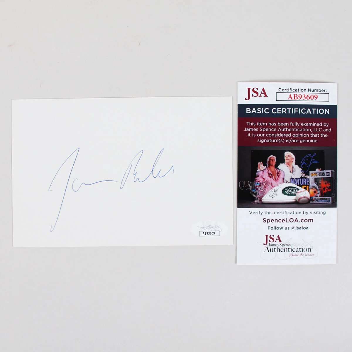 Jim Belushi Signed Cut Saturday Night Live SNL - COA JSA, изображение 3
