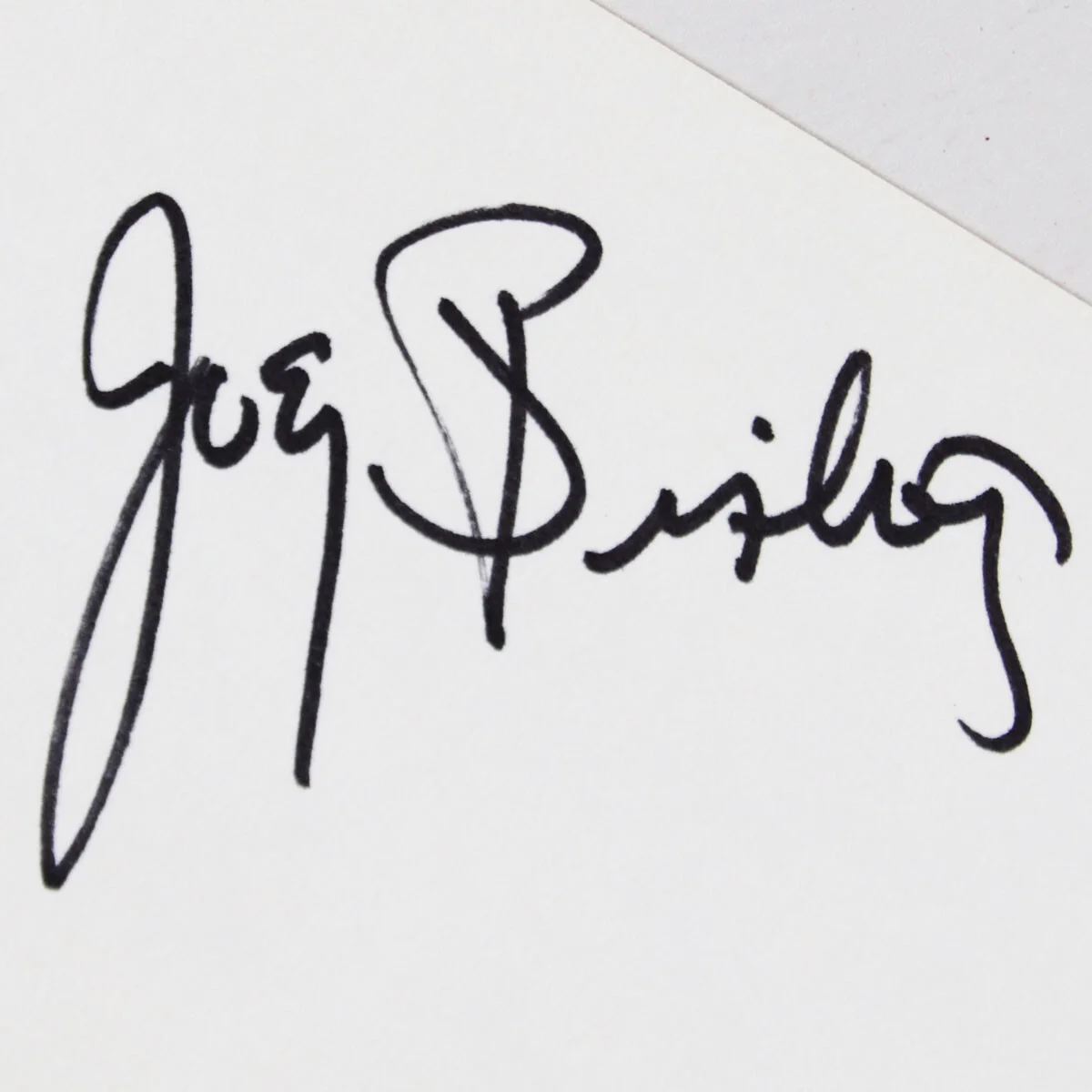 Joey Bishop Signed Index Card Rat Pack - COA JSA, image 2