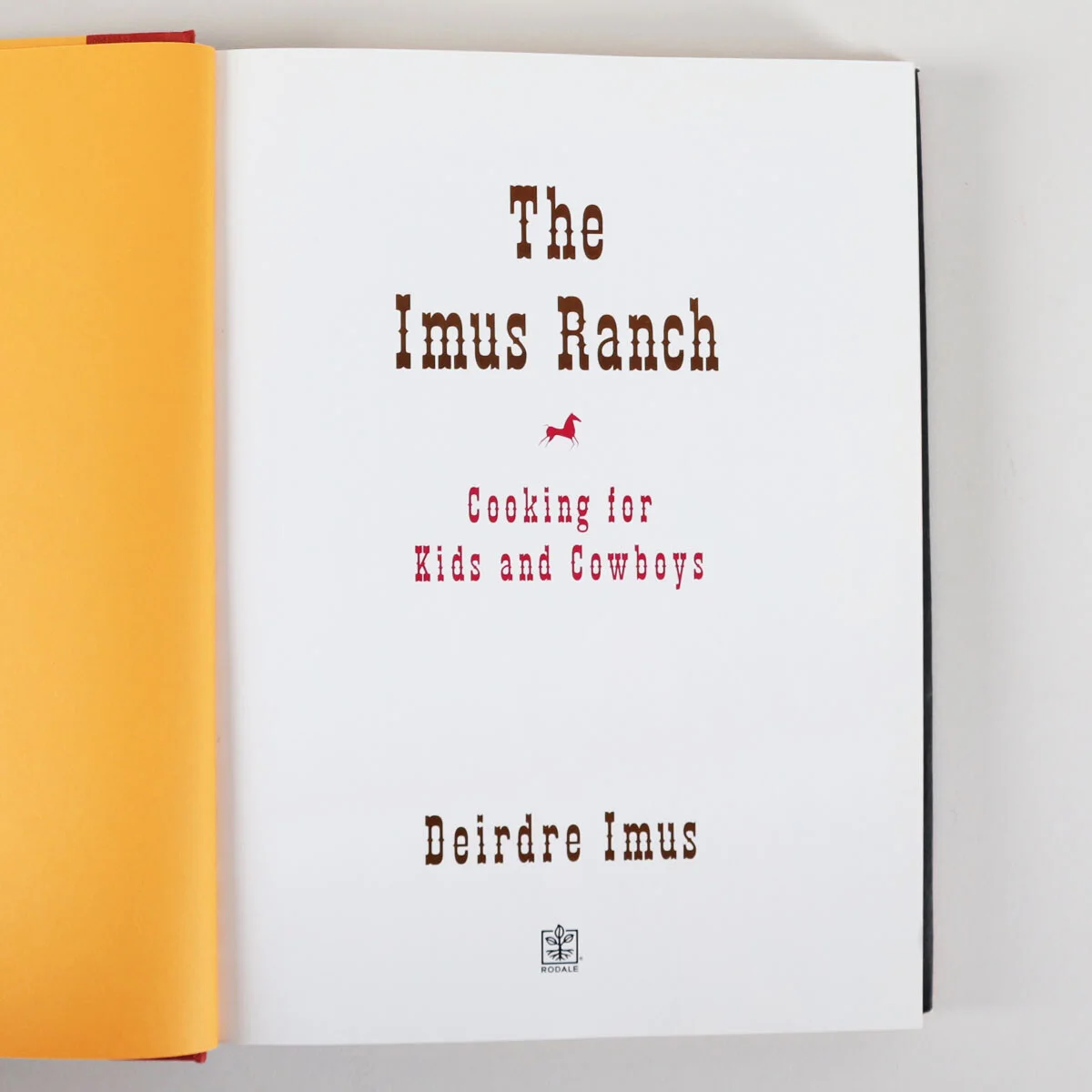 Deirdre Imus Signed Book The Imus Ranch Cooking for Kids and Cowboys - COA, изображение 3