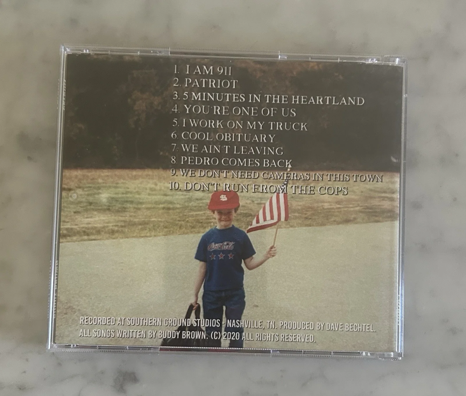 Signed Buddy Brown Patriot CD, image 3