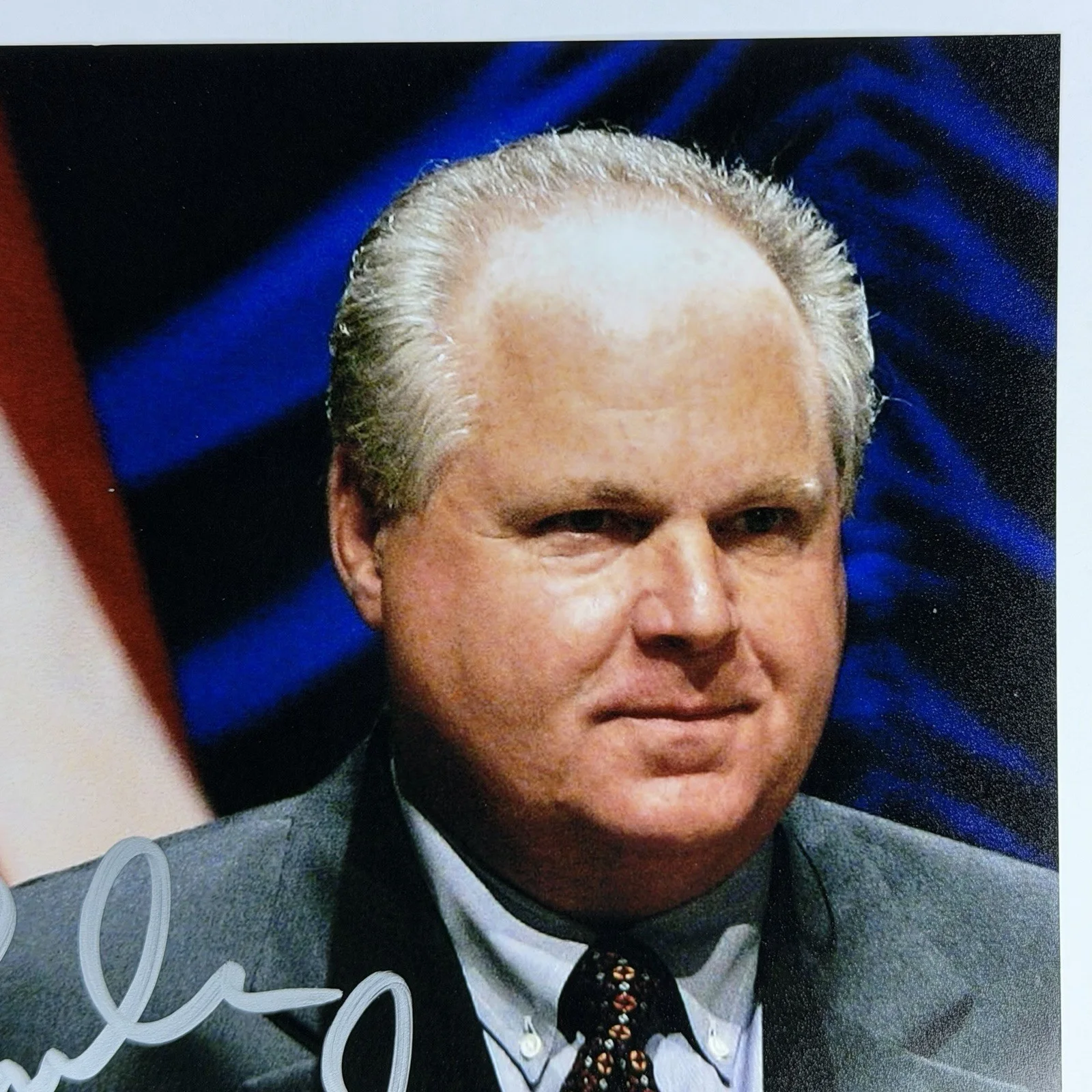 Rush Limbaugh — Rush Limbaugh Radio Host Signed Autographed 8x10 Photo - JSA Authenticated, image 3