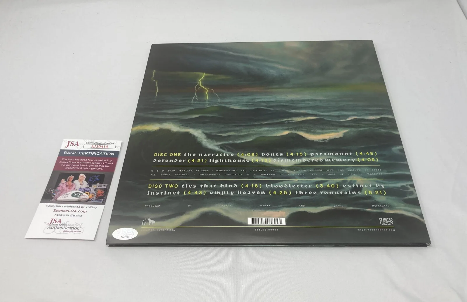 August Burns Red signed Guardians Album JSA COA (Signed by all 5), image 2