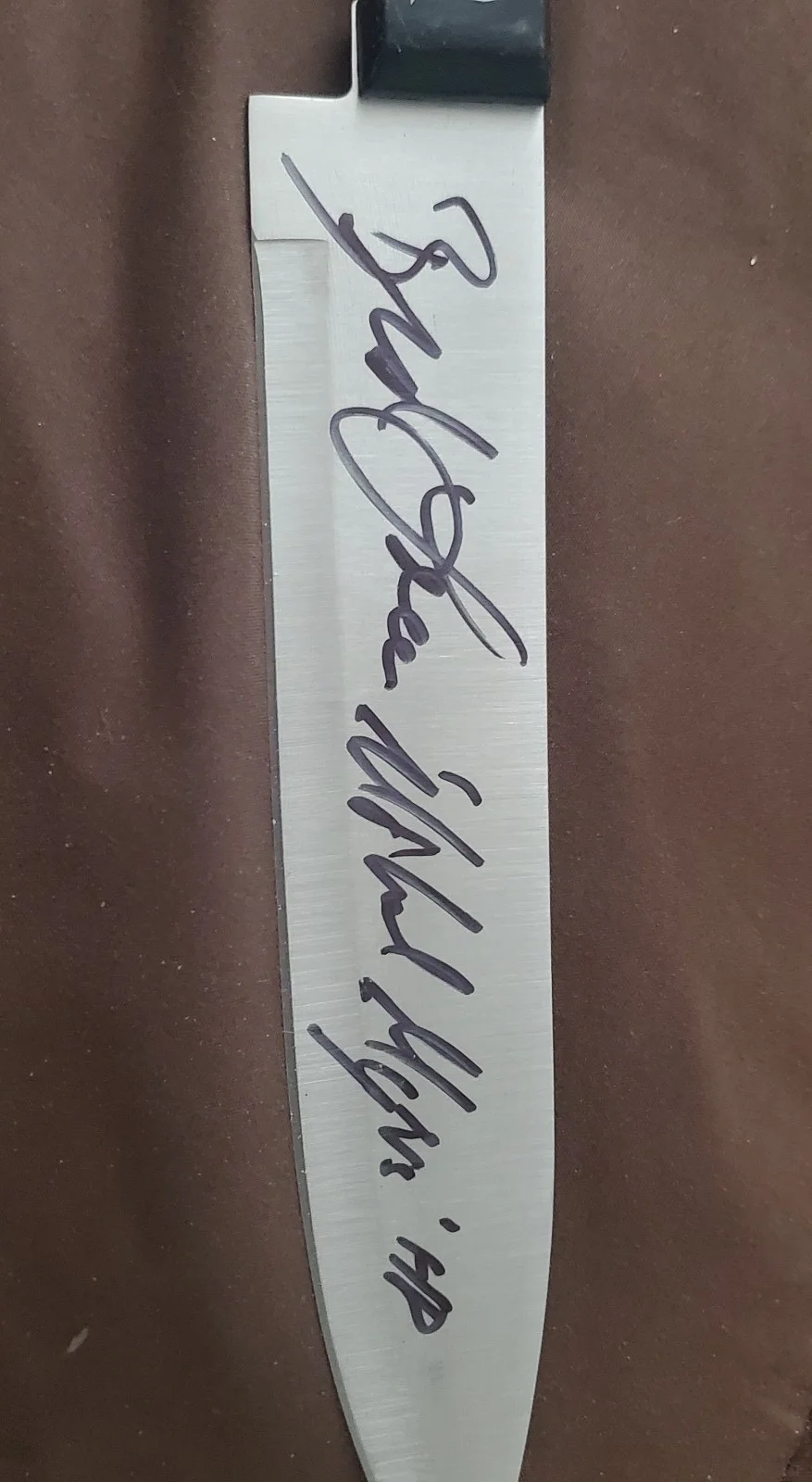 Brad Loree Signed Butcher's Knife Halloween Resurrection JSA Authentication, image 3