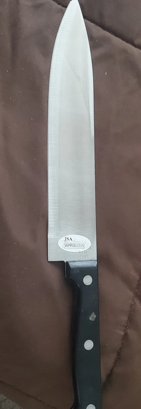 Brad Loree Signed Butcher's Knife Halloween Resurrection JSA Authentication, image 4