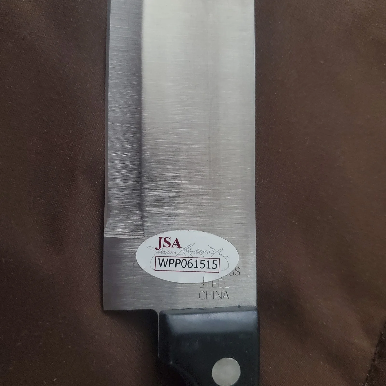 Brad Loree Signed Butcher's Knife Halloween Resurrection JSA Authentication, image 5