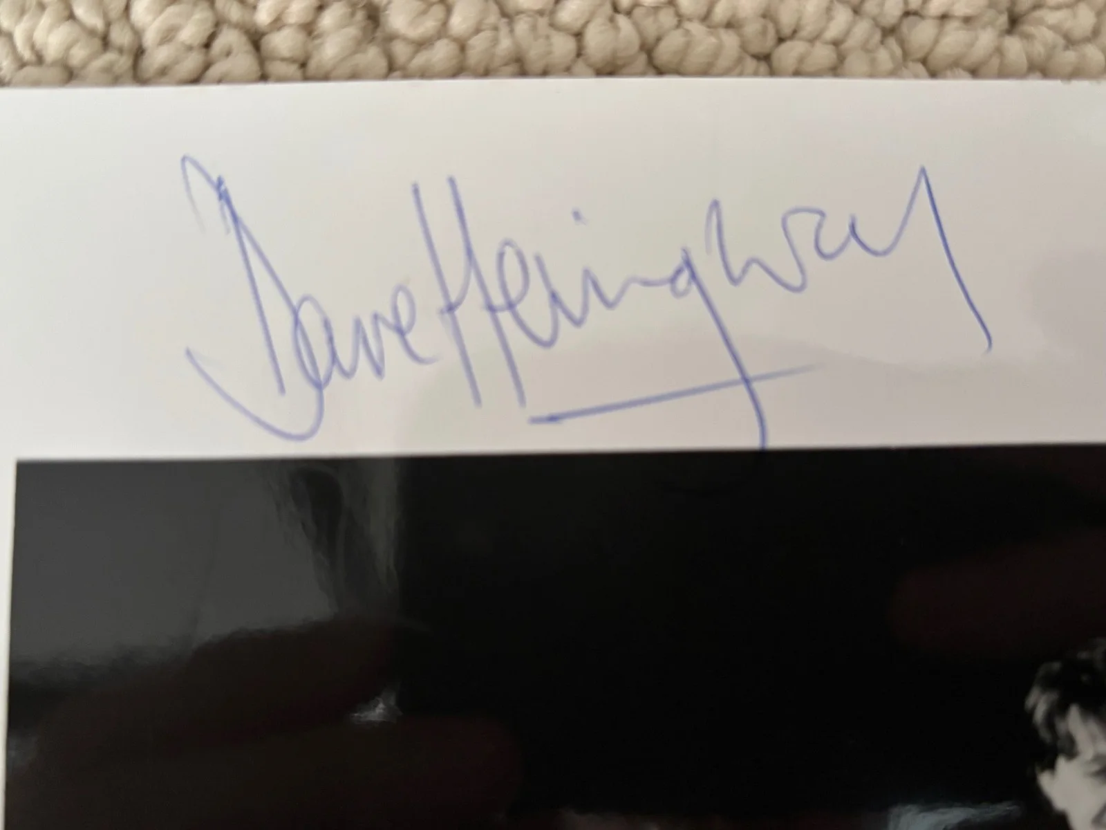 The Beautiful South – Signed (8” x 10”) Autographed black and white photo, image 2