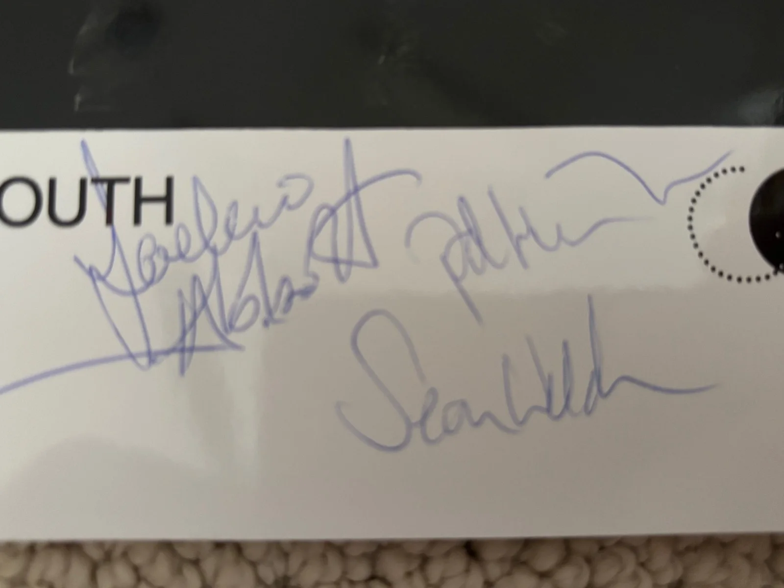 The Beautiful South – Signed (8” x 10”) Autographed black and white photo, image 5