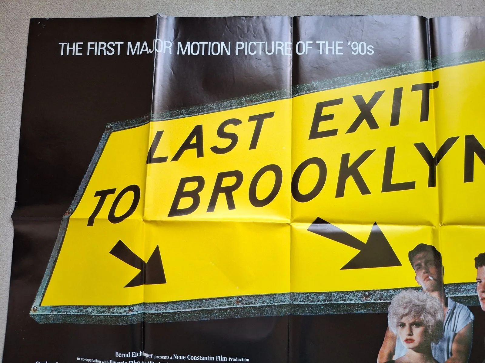 Last Exit To Brooklyn Original UK Cinema Film Movie Quad Poster, изображение 3