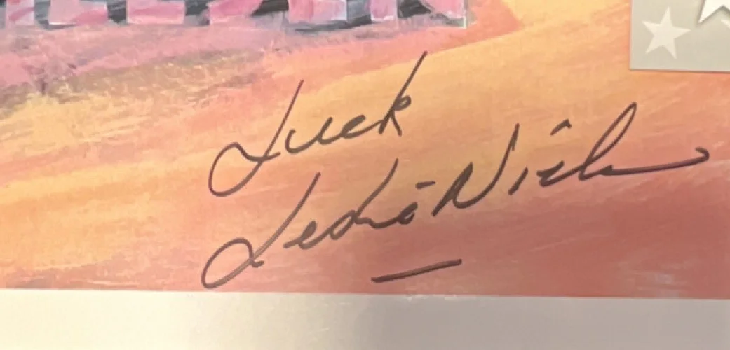 Leslie Nielsen — Leslie Nielsen 2 autographed Forbidden Planet signed lithograph 11x15 with COA, image 3