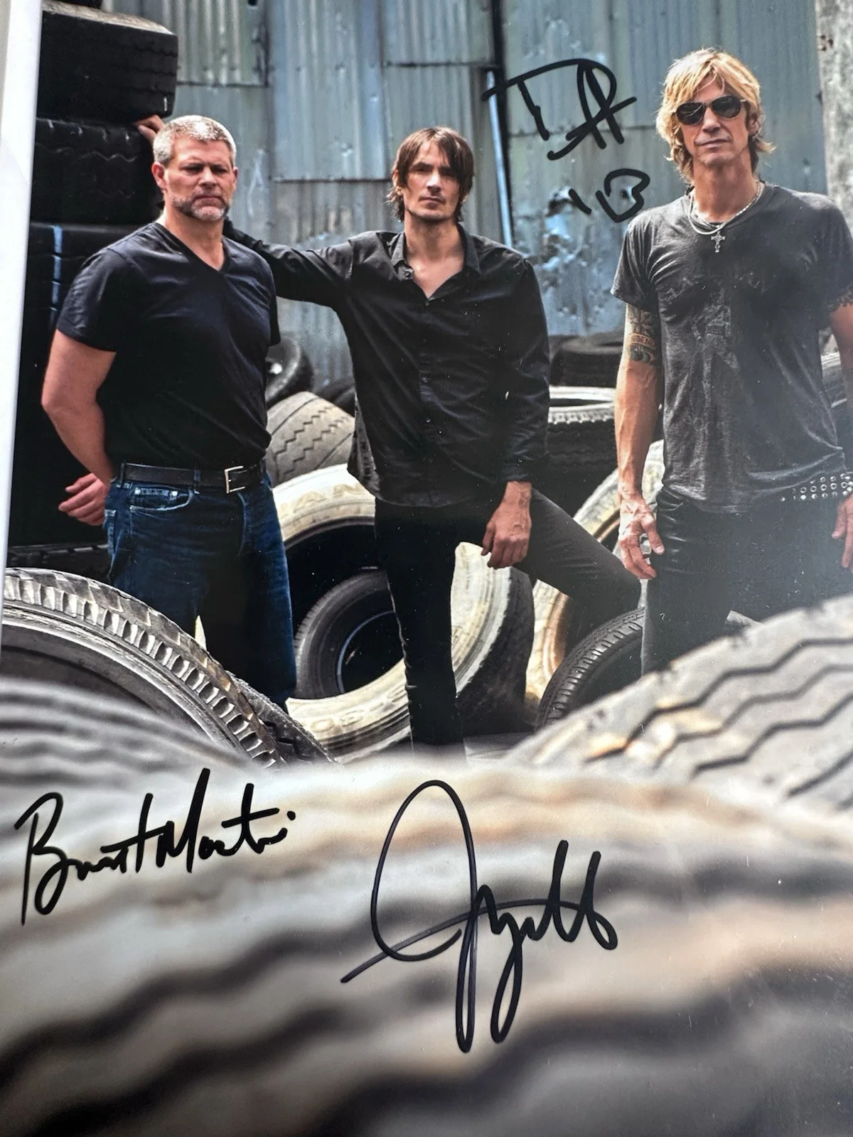 Autographed Duff McKagan And The Walking Papers (Guns N Roses) (Velvet Revolver), изображение 3