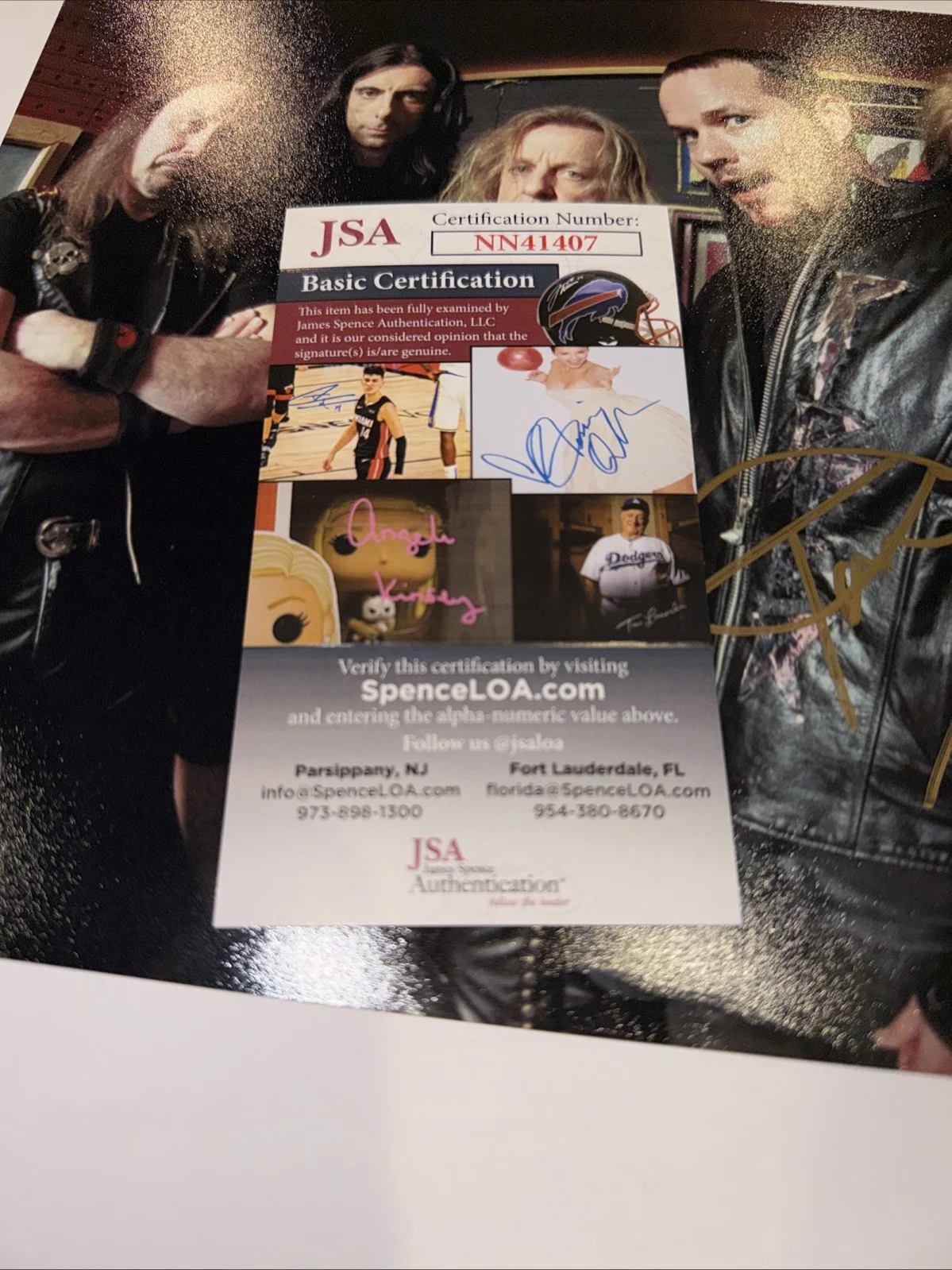 Tim Ripper Owens Signed Autographed 8x10 Photo Judas Priest Singer Photo W/ JSA, изображение 4