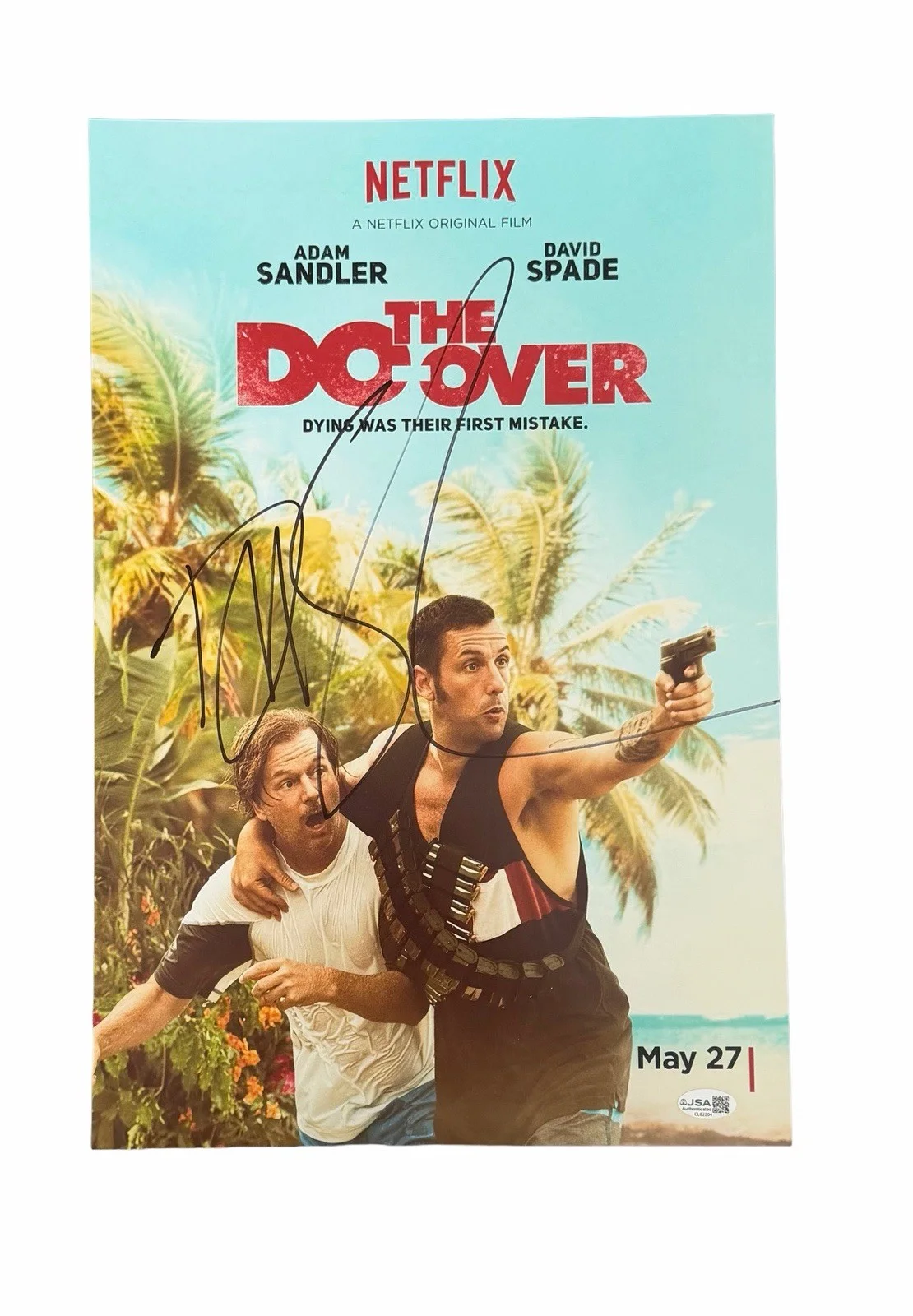 DAVID SPADE — DAVID SPADE SIGNED 12x18 PHOTO THE DO-OVER MOVIE POSTER PHOTO w/JSA COA!, изображение 2