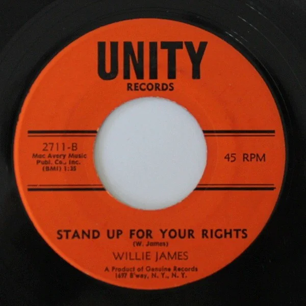 Willie James - Down On My Knees, image 2