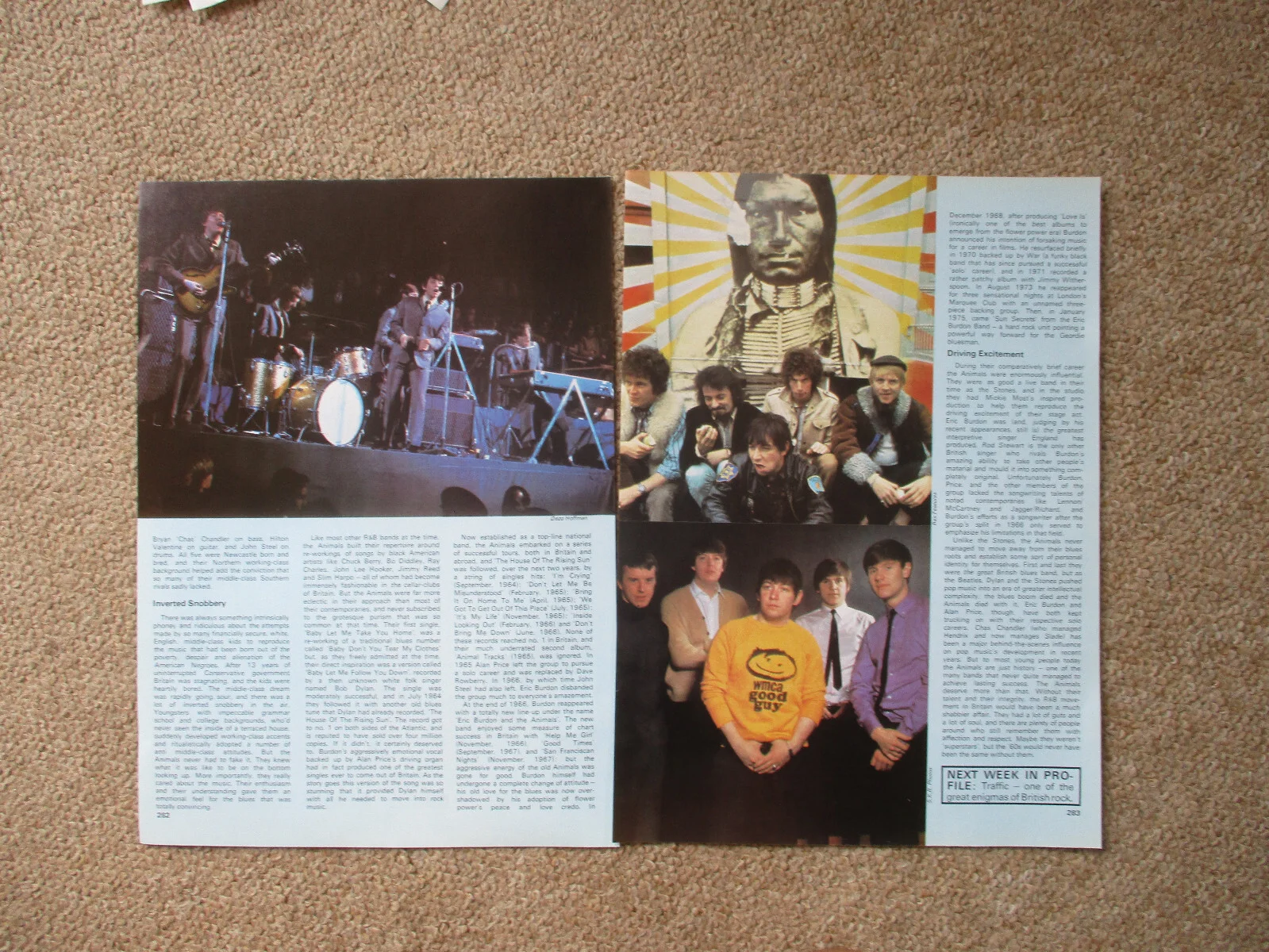 The Animals ( 60s pop group) - 3 page magazine article with colour and B/W pics, изображение 2