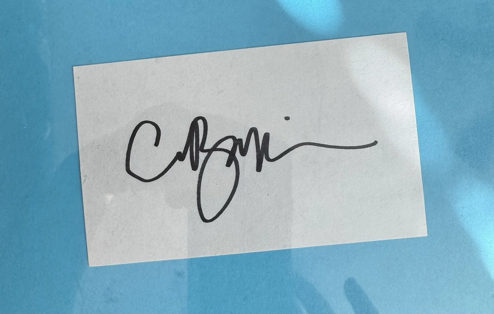 Clive Barker — Clive Barker Autographed 3x5 Index Card Hellraiser W/ COA Horror Director