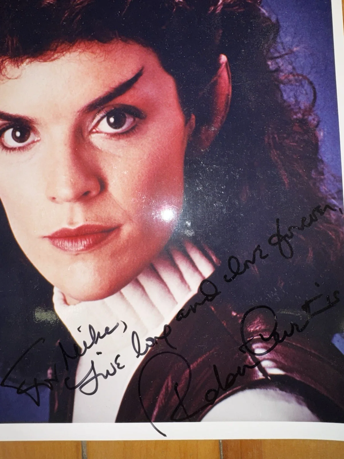 Robin Curtis — Star Trek Robin Curtis Saavik Signed Autograph Photo Size 8x10 Very Nice, изображение 2