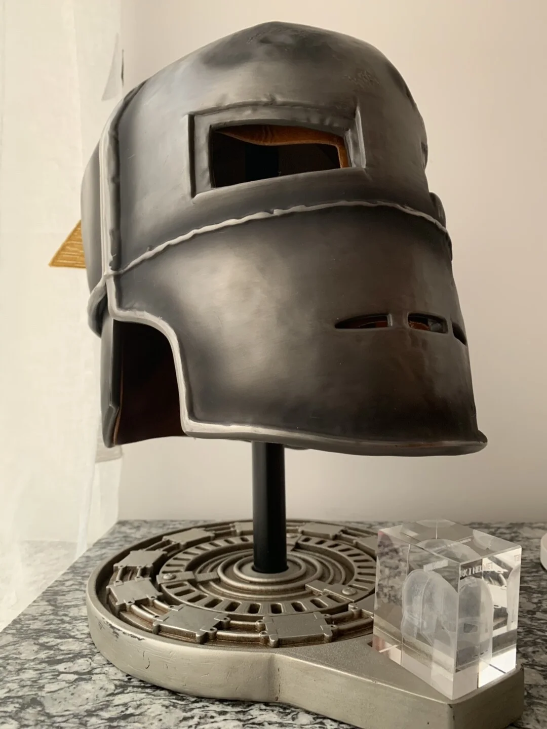 1/1 Scale Iron Man MK1 Helmet Prop Cosplay Model Full Metal Wearable Statue Gift, image 2