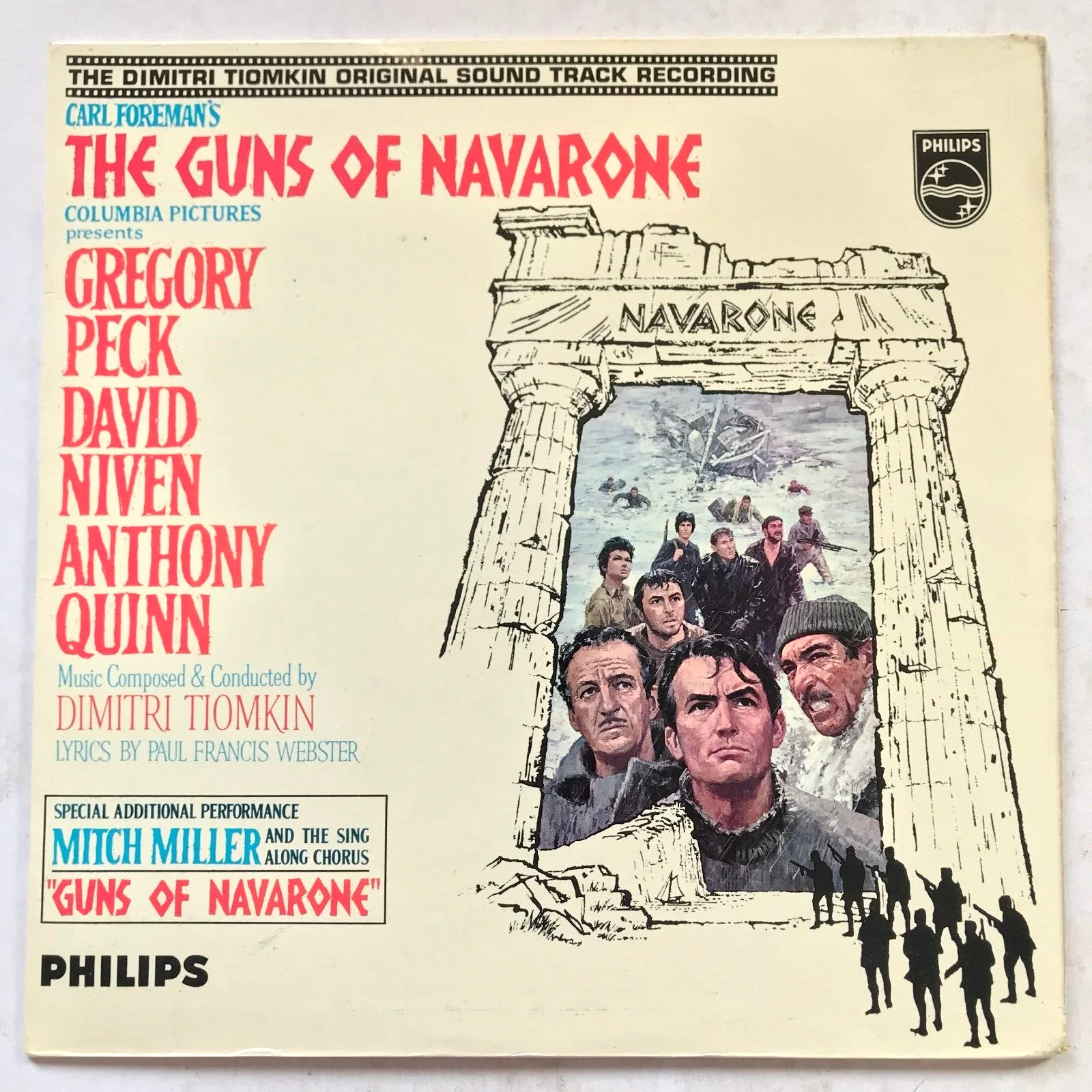 Guns of Navarone Soundtrack Vinyl LP + Souvenir Book Dimitri Tiomkin, изображение 2