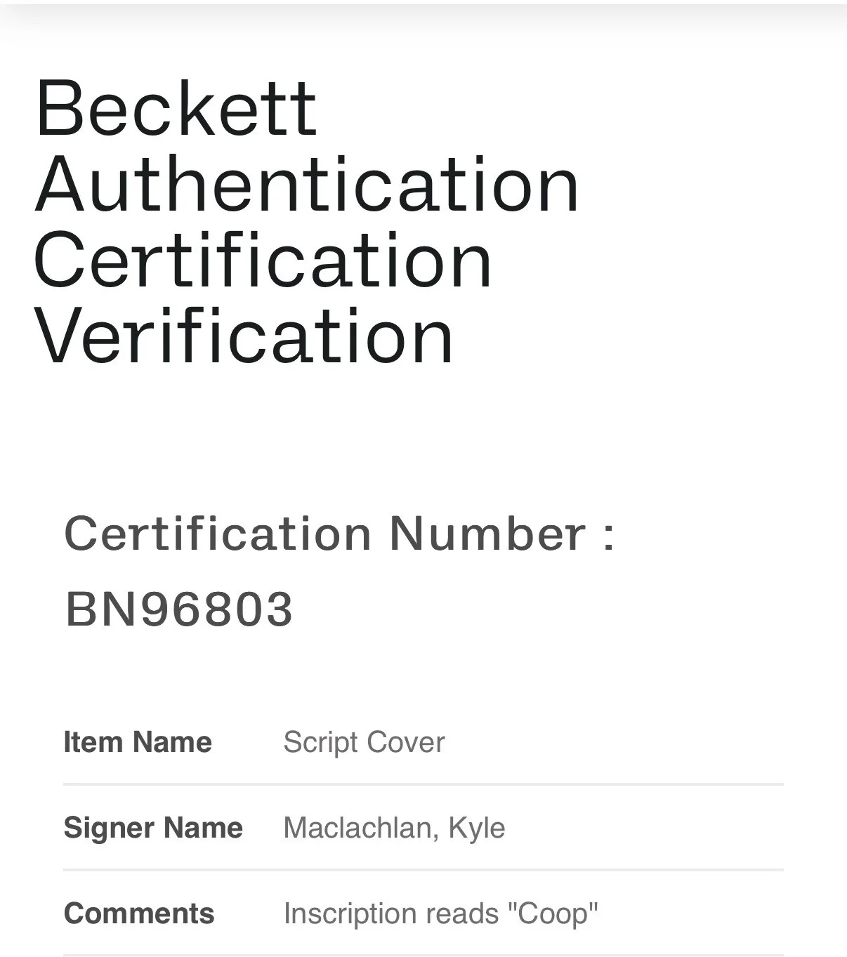 Kyle MacLachlan — KYLE MACLACHLAN SIGNED + COOPER TWIN PEAKS 8.5X11 SCRIPT COVER BECKETT COA-D, image 4