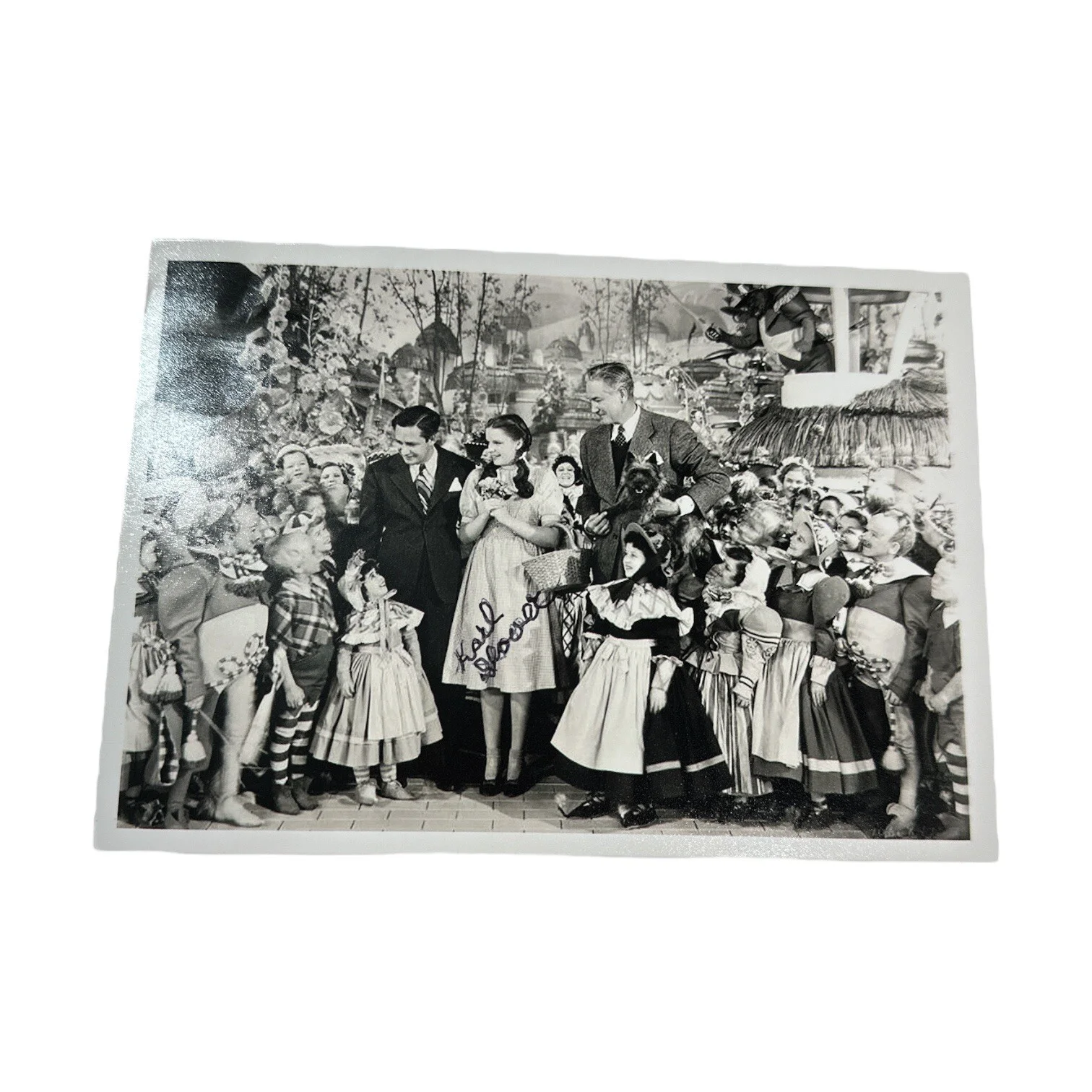 Karl Slover — Karl Slover (d. 2011) Autograph Signed 5x7 Photo! Munchkin on The Wizard of Oz!