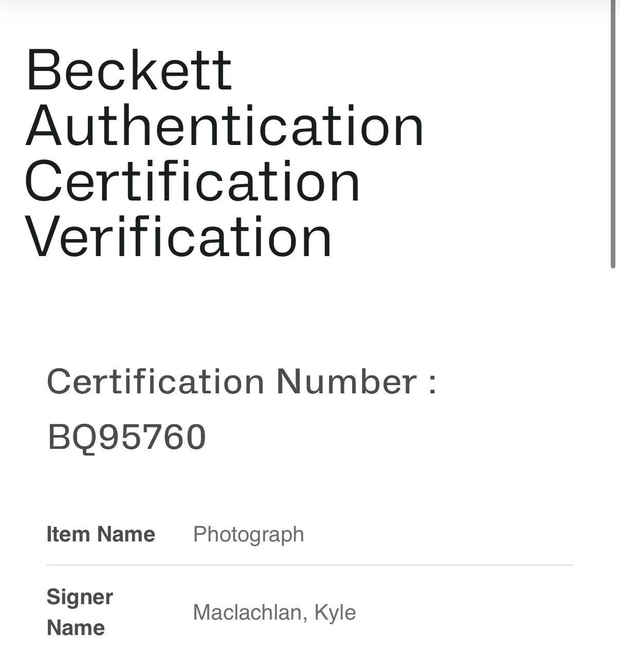 Kyle MacLachlan — KYLE MACLACHLAN SIGNED 8x10 PHOTO TWIN PEAKS AGENT COOPER BECKETT BQ95760, image 4