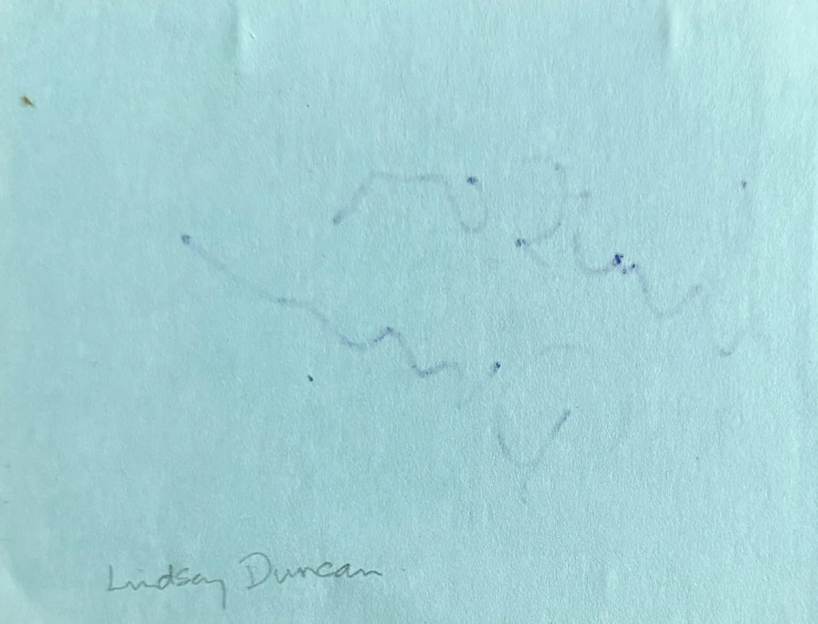 Lindsay Duncan — LINDSAY DUNCAN Signed Autographed 4"x 5" ALBUM PAGE Under the Tuscan Sun BIRDMAN, изображение 2