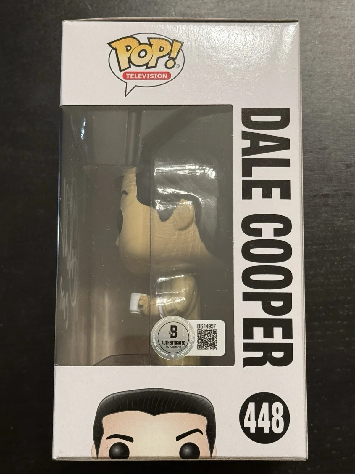 Kyle MacLachlan — KYLE MACLACHLAN SIGNED DALE COOPER TWIN PEAKS FUNKO INSCRIPTION PROOF BECKETT B, image 2