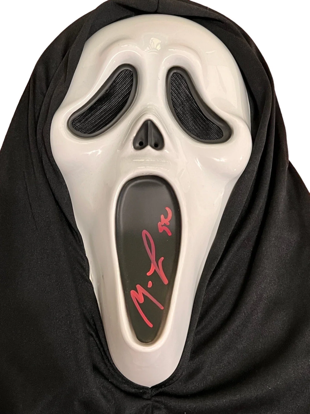 Matthew Lillard — MATTHEW LILLARD SIGNED SCREAM GHOSTFACE MASK STU INSCRIBED BECKETT COA W801735, изображение 2