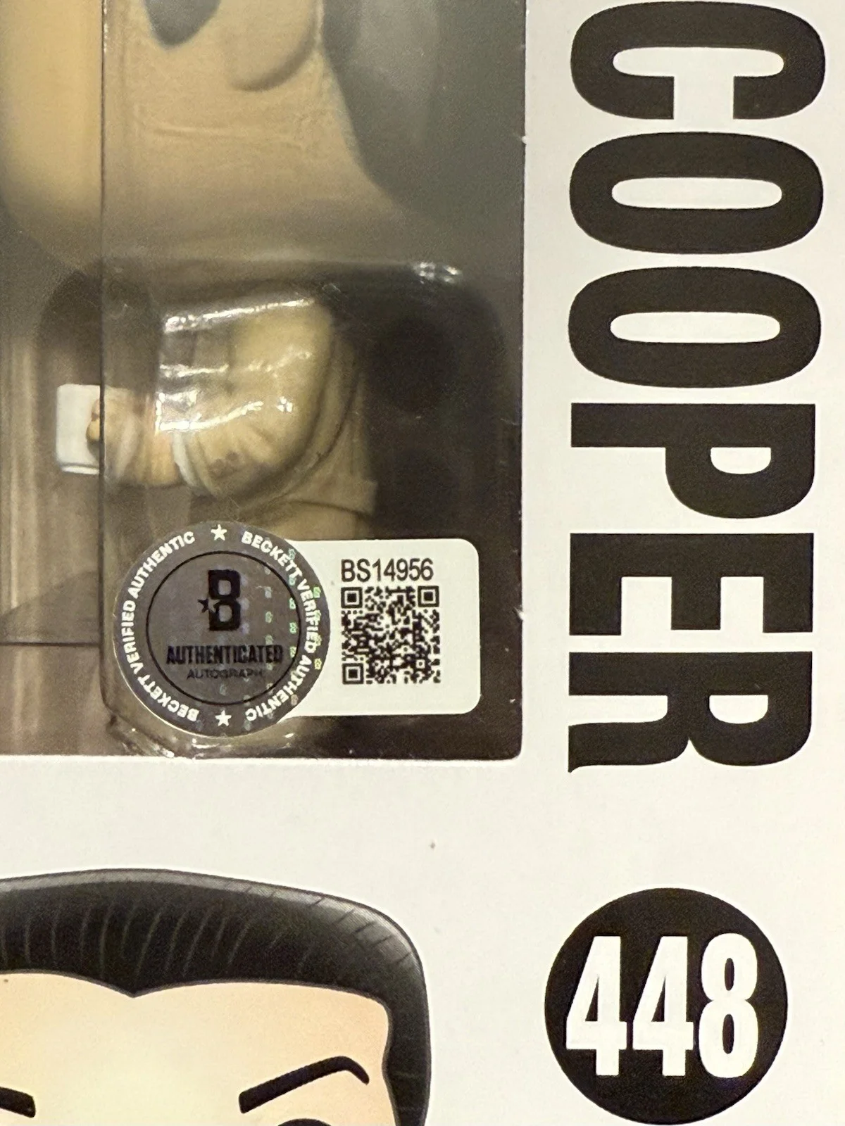 Kyle MacLachlan — KYLE MACLACHLAN SIGNED DALE COOPER TWIN PEAKS FUNKO INSCRIPTION PROOF BECKETT A, image 4