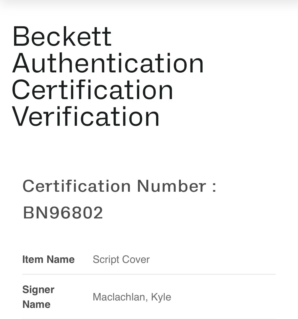 Kyle MacLachlan — KYLE MACLACHLAN SIGNED AUTOGRAPHED TWIN PEAKS 8.5X11 SCRIPT COVER BECKETT COA-A, image 4