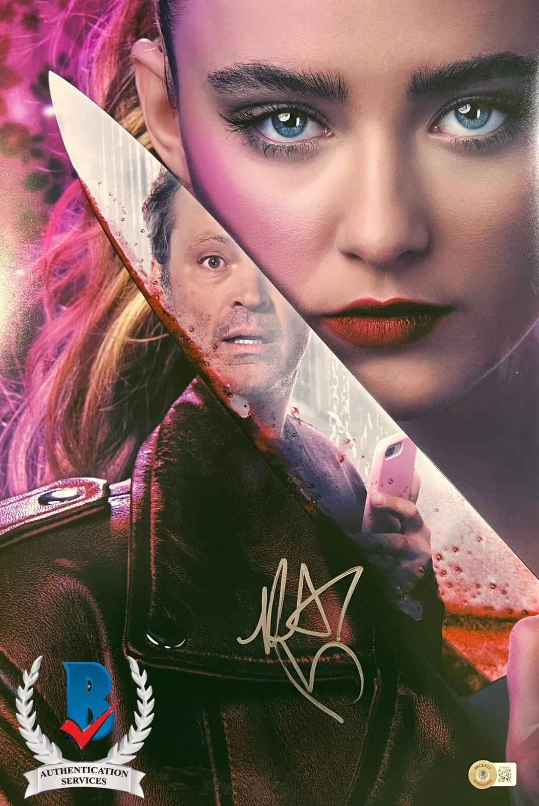 Kathryn Newton — KATHRYN NEWTON SIGNED FREAKY 12x18 PHOTO BECKETT COA BK48660