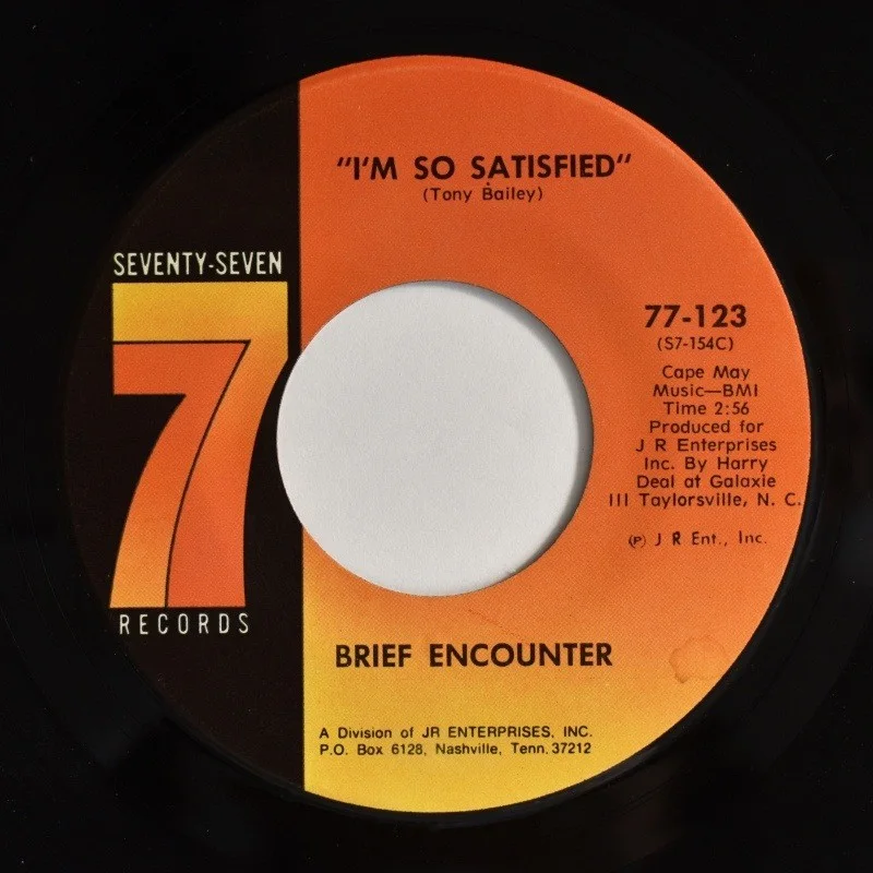 Brief Encounter - I'm So Satisfied / Don't Let Them Tell You [7-inch], image 2