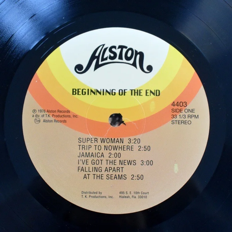 The Beginning Of The End – Beginning Of The End [LP] (2000 Rhino Records Pressin, изображение 5