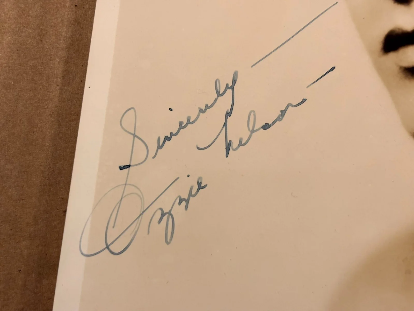 Ozzie Nelson Very Rare Very Early Autographed 8/10 Photo From 30s Ozzie &Harriet, изображение 5