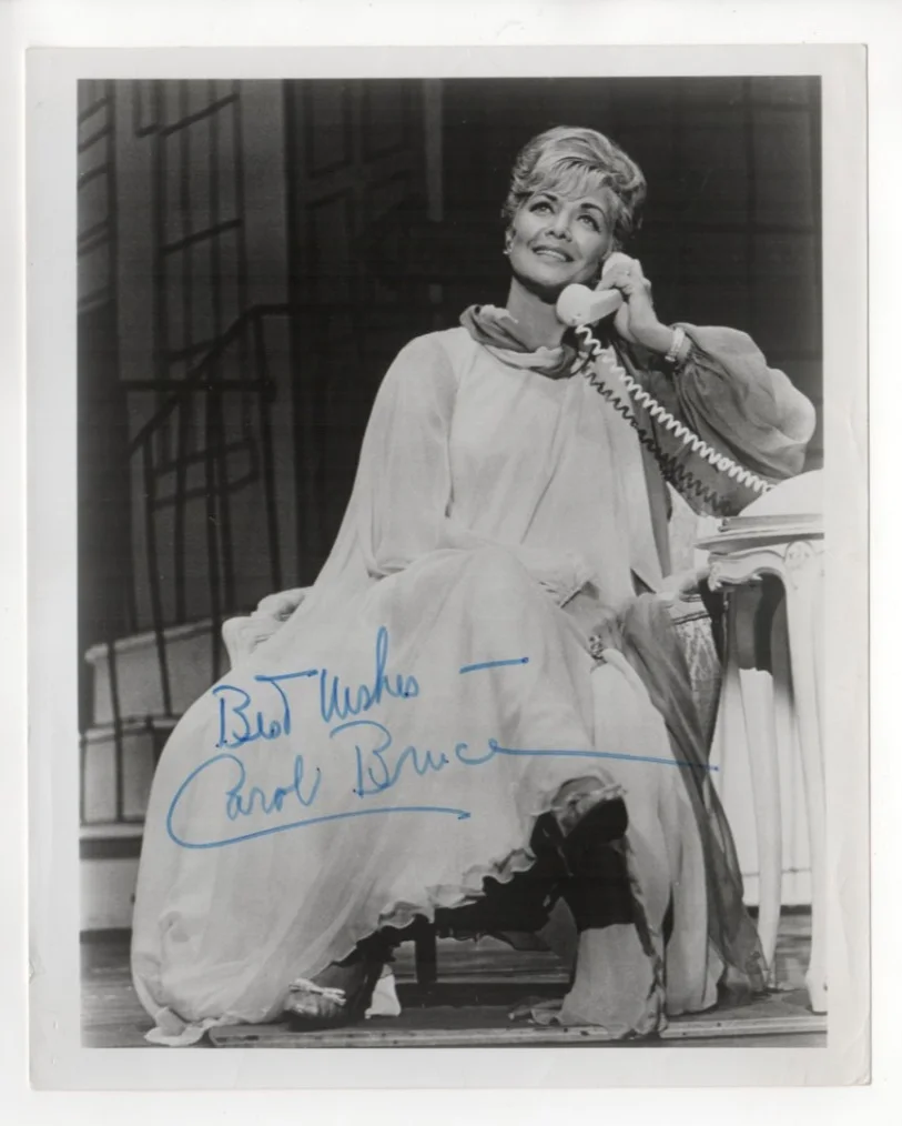 Carol Bruce, cast of players, see below for complete list — Henry Sweet Henry Palace Theatre Playbill signed by cast Carol Bruce signed 8x10, изображение 2