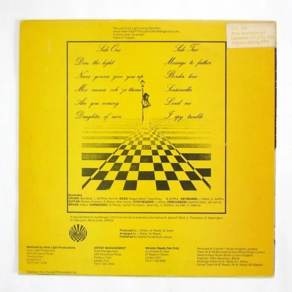 Winston Reedy - Dim The Light (UK Original) Lovers Rock Classic, изображение 2
