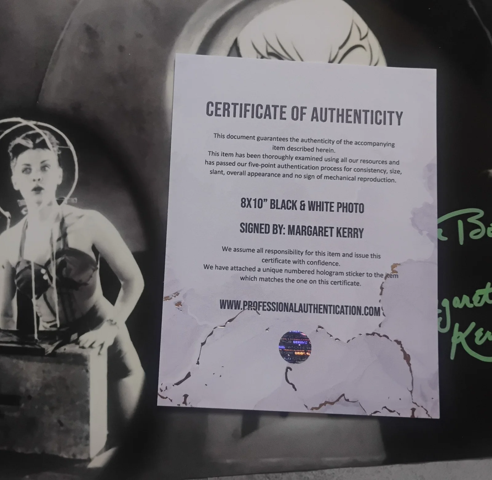 Margaret Kerry Hand Signed 8x10 Photo COA Tinker Bell NO US TARIFFS, изображение 4