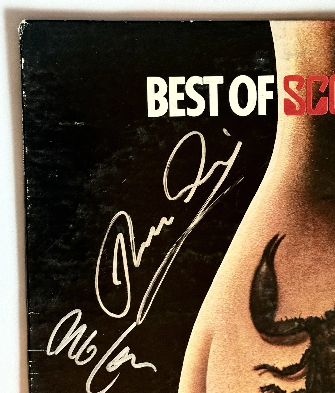 Scorpions signed Album group auto best of vinyl Klause Meine 5 sigs beckett loa, изображение 3