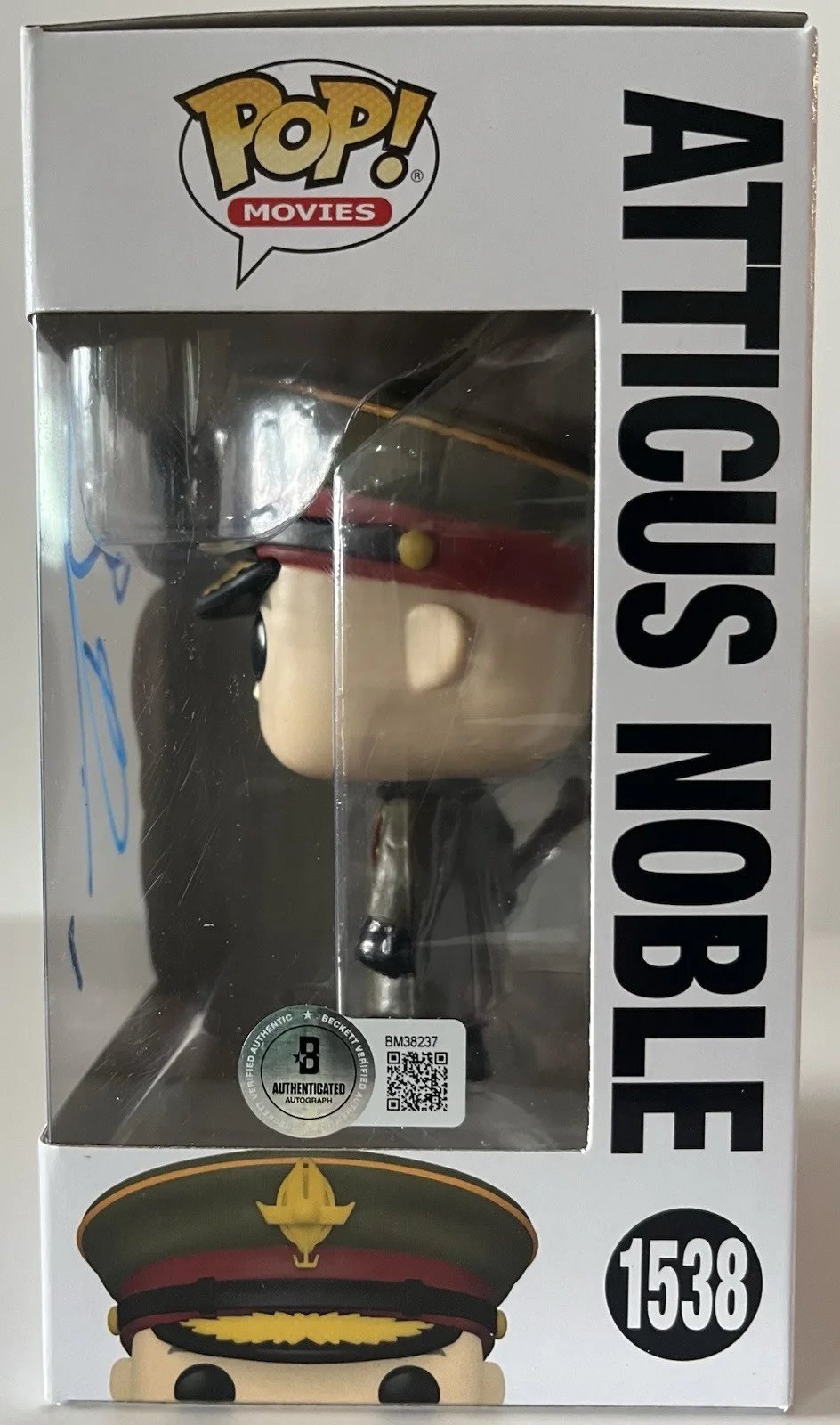 Ed Skrein — Ed Skrein Signed “Rebel Moon” # 1538 Atticus Noble Funko Pop (Beckett), изображение 2