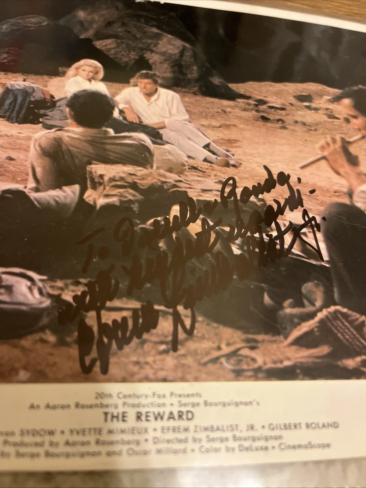 Efrem Zimbalist Jr — EFREM ZIMBALIST JR Autographed 8X10 FREE SHIPPING The FBI Batman 77 Sunset Strip, изображение 2