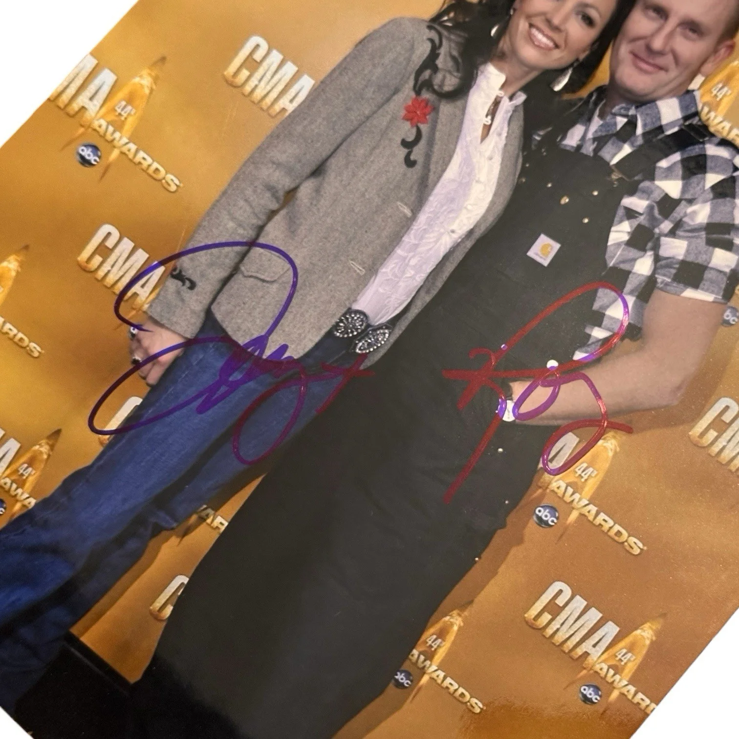 Joey + Rory Autograph 8x10 Photo! Country Music Duo! Signed IN PERSON W/ PROOF!, изображение 2