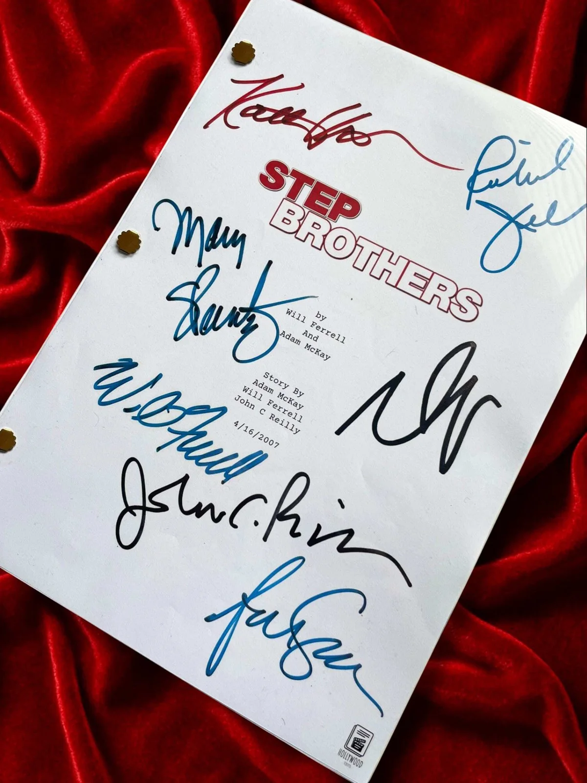 Step Brothers, Signed Movie Script, Full Screenplay Reprint inc Cast Autographs, image 2
