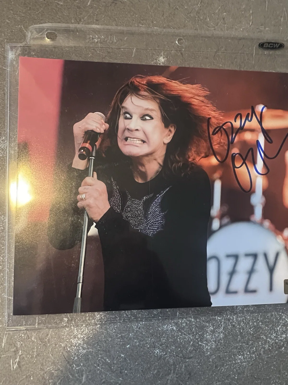 ozzy osbourne autograph photo, image 2
