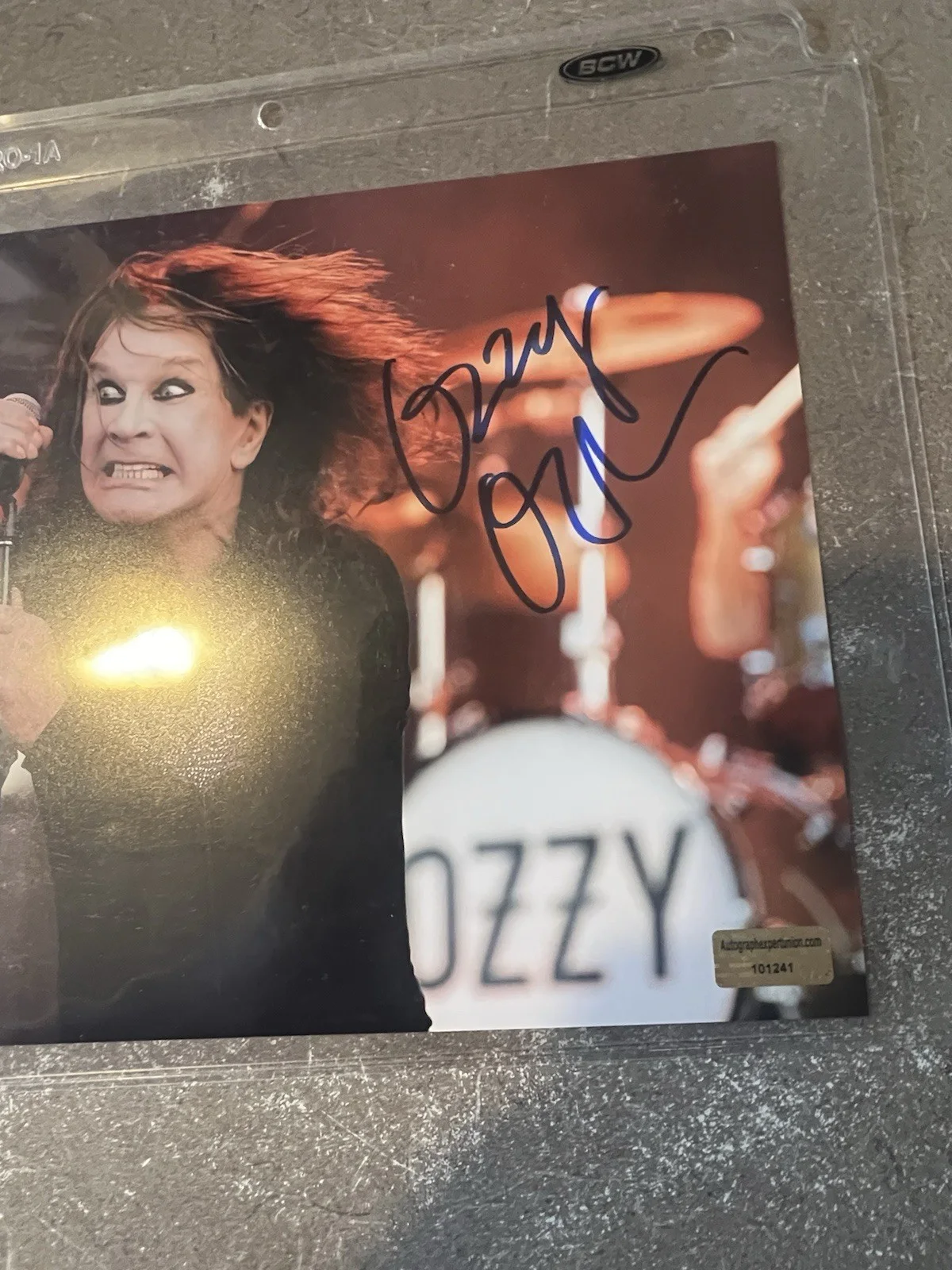 ozzy osbourne autograph photo, image 3