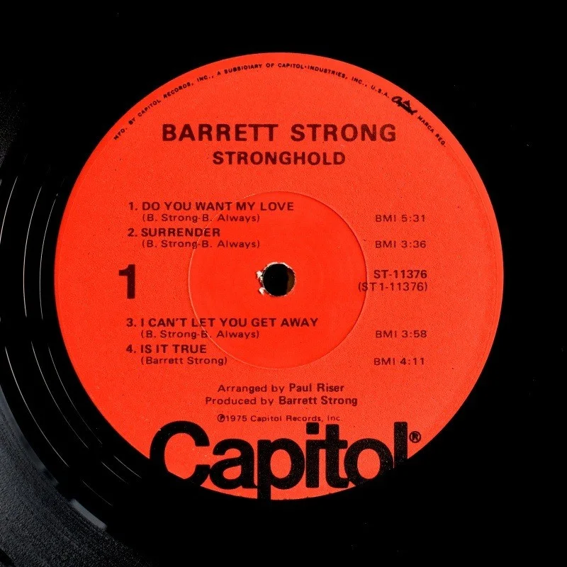 Barrett Strong - Stronghold (LP), image 4