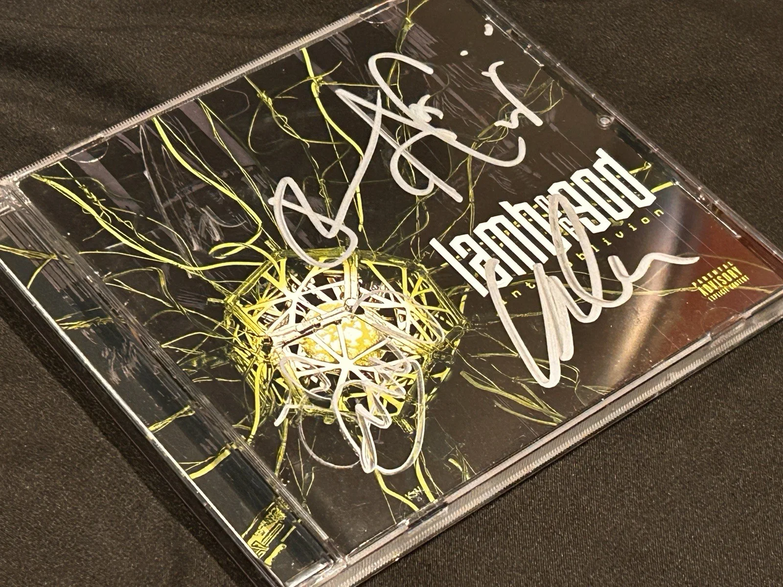 Lamb of God Signed Into Oblivion CD Official Tour Merch Booklet Cover is Signed, изображение 2