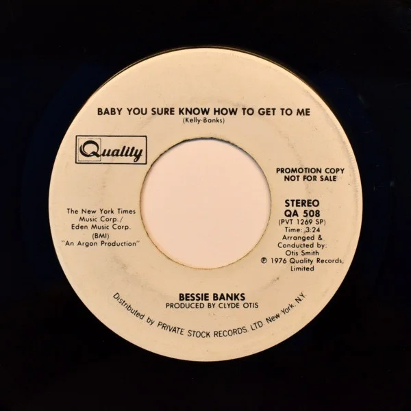 Bessie Banks - Baby You Sure Know How To Get To Me, image 2
